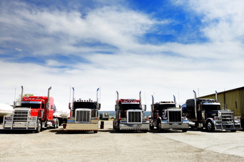 U.S. trucks sky