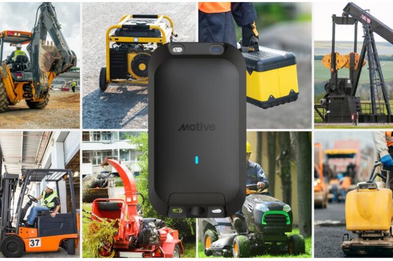 Motive tracker monitors range of equipment assets article image