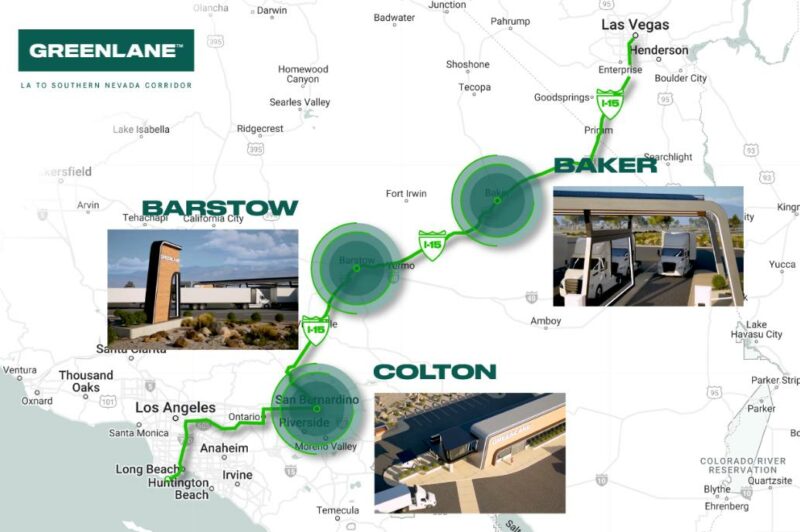 Greenlane to install truck chargers along freight corridor linking L.A. to Vegas article image