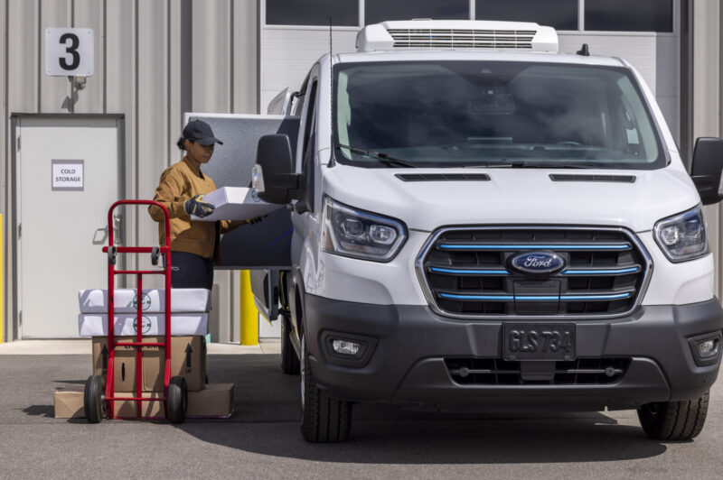 Photo of a Ford E-Transit