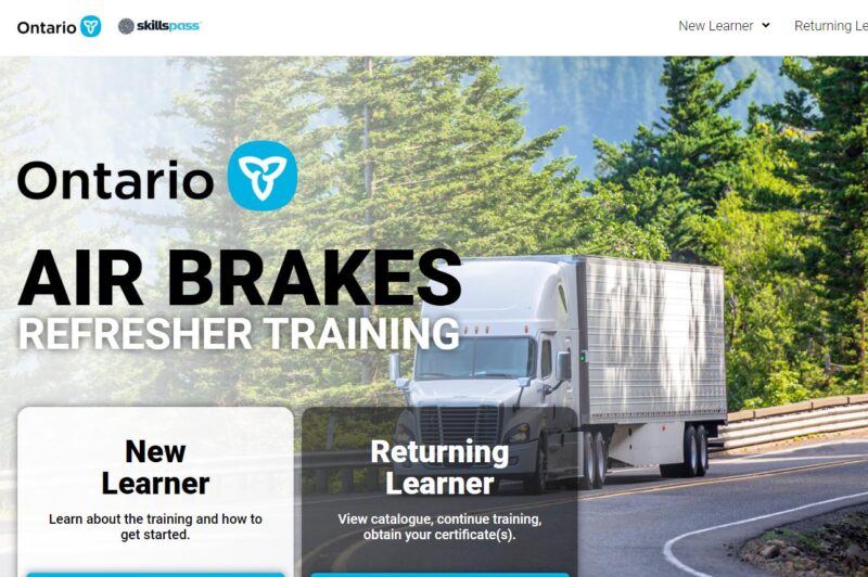 Ontario's new air brake endorsement renewal process is big improvement article image