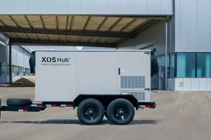 Xos Hub charging station