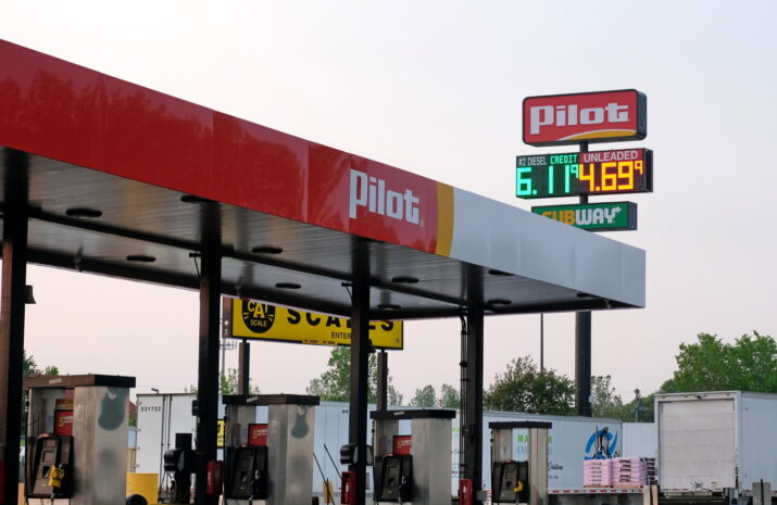 Pilot truck stop