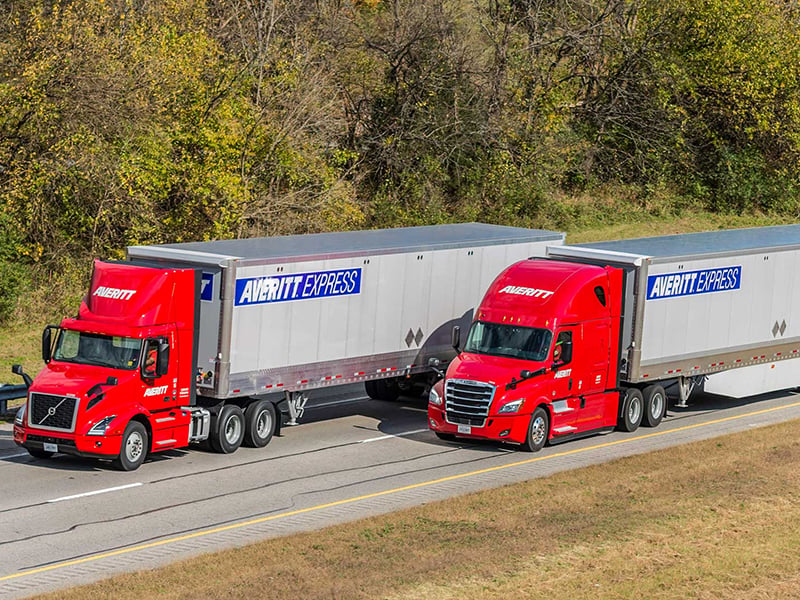 Averitt Express trucks