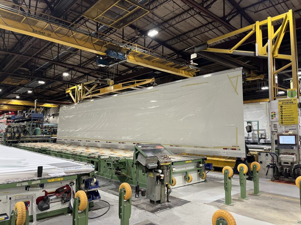 Manac trailer assembly