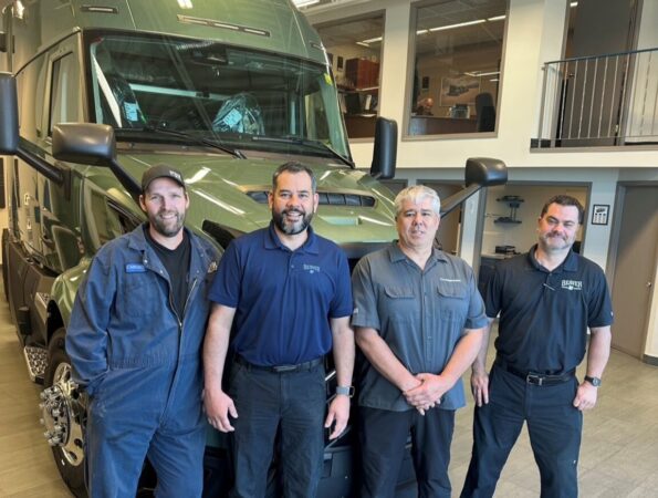 Team Regenerates from Beaver Truck Centre, Winnipeg, MB pictured left to right: Cameron Glass, Sergio Galdamez, Randall Wiebe, and Chris Ingram.