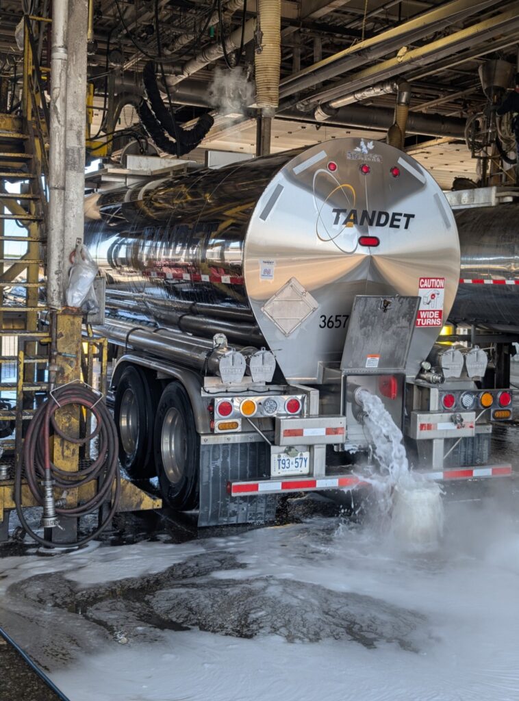 Tanker wash