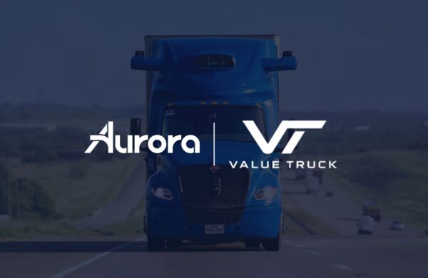 Aurora and Value Truck partnership hero image