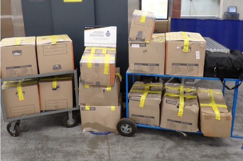 Picture of seized drugs