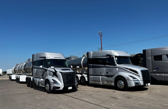 Bickner trucks on display