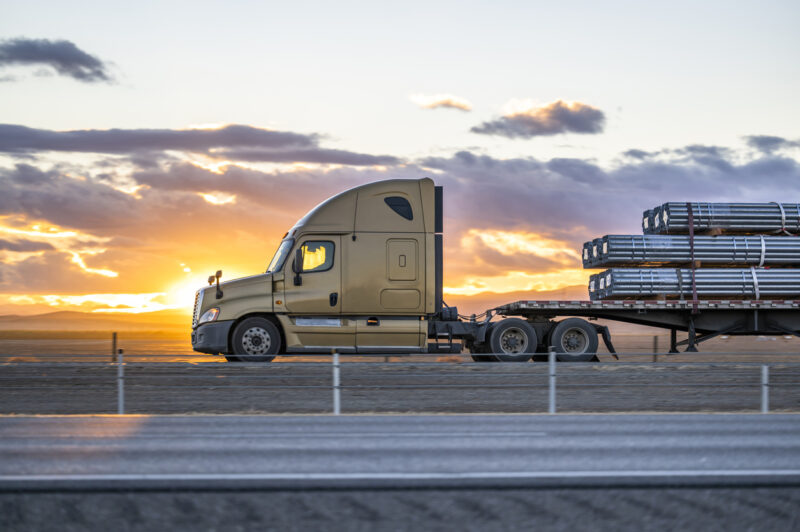Flatbed truck