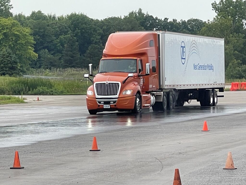 ZF demo trailer on track