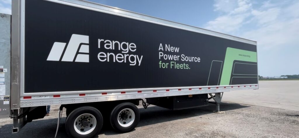 Range Energy trailer on track
