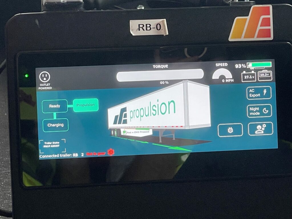 Range display screen