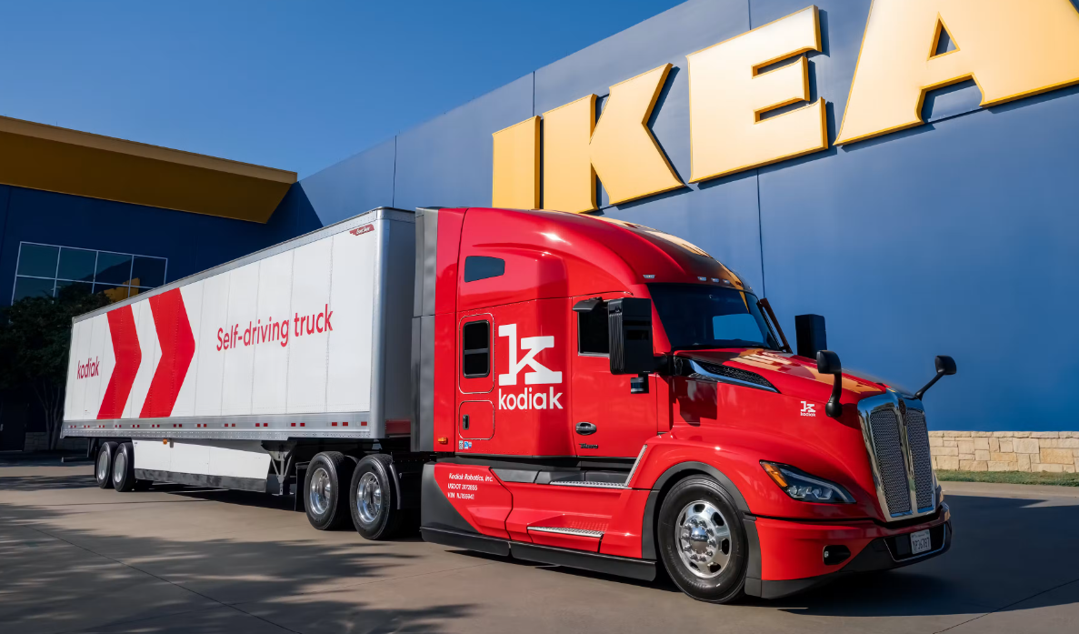 IKEA to become Kodiak’s first driverless freight customer